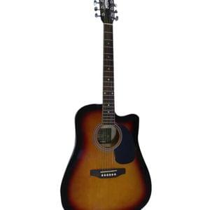 Santana HW41C-201 Sunburst Jumbo Cutaway Acoustic Guitar